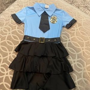 Girls Med 7/8 Cop Costume
